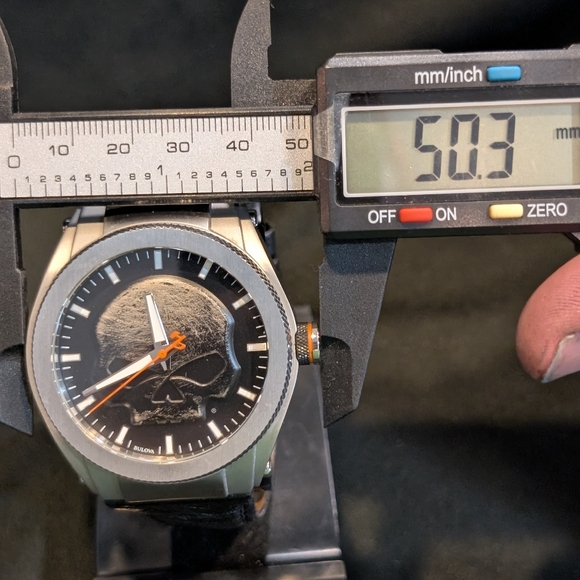 Bulova Harley Davidson Mens Watch Skull - Picture 4 of 7